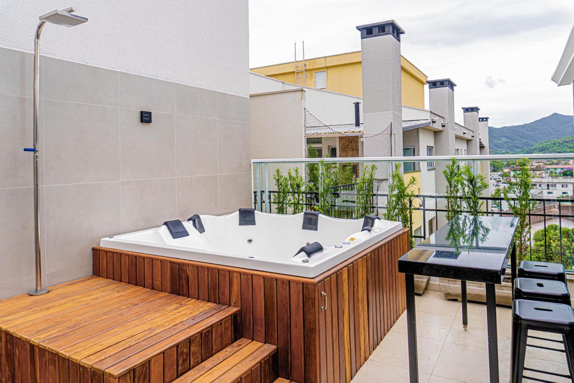 Cobertura Premium Hidro 3Quartos 2Vagas Ubatuba Dış mekan fotoğraf